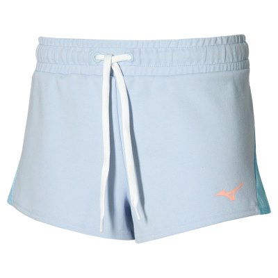 Pantalones Cortos Mizuno Athletics Mujer - Azules Claro - Chile M130KMUPFA